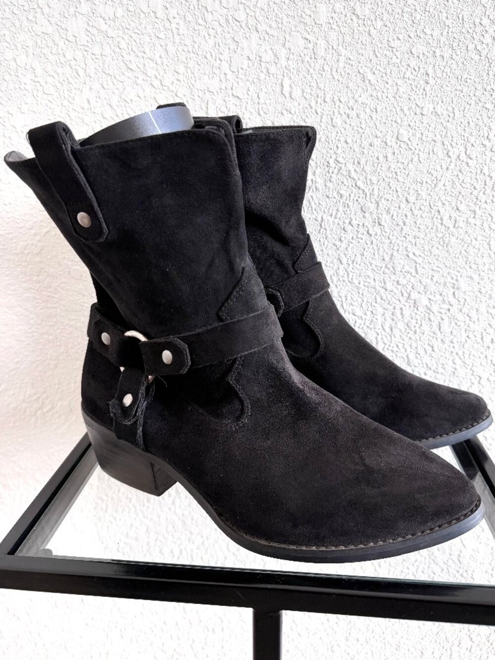 Torrid Black Faux Suede Ankle Boot - Size 8